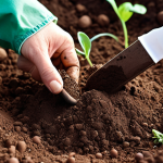**

A close-up shot of various healthy soil types (loam, sandy, clay) with a hand holding a pH testing kit. The focus should be on showcasing the importance of soil health and pH balance for a thriving garden. Include a small trowel and gardening gloves nearby.

**